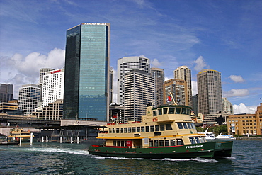 View of the city from Circular Quay, Sydney, New South Wales, Australia, Pacific