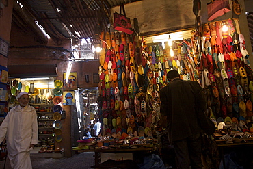 Inside the suk, Marrakech, Morocco, North Africa, Africa