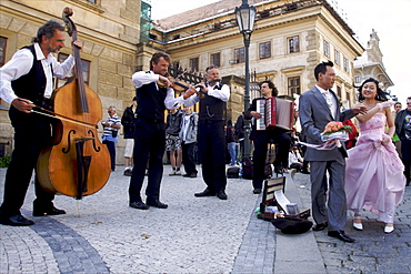 A wedding in Prague, Czech Republic, Europe