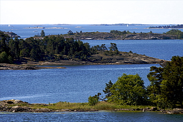 View of the Aland archipelago, Finland, Scandinavia, Europe