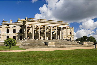 South portico, Witley Court, dating from 1805, Worcestershire, England, United Kingdom, Europe



