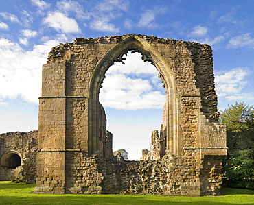 East end of the church, Lilleshall Abbey, Shropshire, England, United Kingdom, Europe
