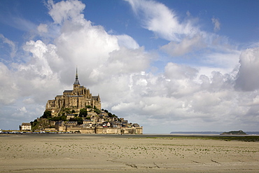 Mont St. Michel, UNESCO World Heritage Site, Normandy, France, Europe