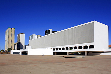 National Library, architect Oscar Niemeyer, Brasilia, Brazil, South America