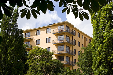 Functionalist Housing, Tessinparken, Gardet, Stockholm, Sweden, Scandinavia, Europe