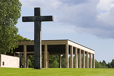 Chapel of the Holy Cross, The Woodland Crematorium, The Woodland Cemetery (Skogskyrkogarden), Stockholm, Sweden, Scandinavia, Europe