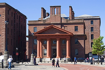 Historic building as part of the renovated Albert Docks, Liverpool, Merseyside, England, United Kingdom, Europe