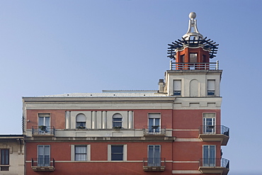 Apartment block in Via Domenichino, Milan, Lombardy, Italy, Europe