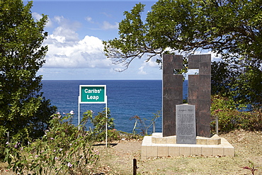 Caribs' Leap Memorial, Leapers Hill (Le Morne de Sauteurs), Grenada, Windward Islands, West Indies, Caribbean, Central America