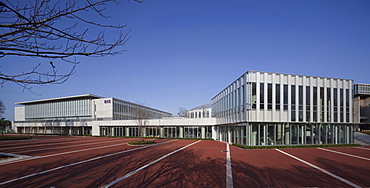 Ryutsu Keizai University Health and Sport Sciences Center, architects Shimizu Corporation, Ryugasaki, Ibaraki, Japan, Asia