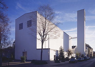 St. Fronleichnam, built in 1929 architect von Rudolf Schwarz, Aachen, Nordrhein-Westfalen, Germany, Europe