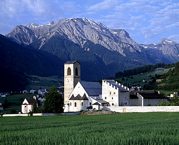 Benedictine Monastery of St. John (Kloster St. Johann), UNESCO World Heritage Site, Mustair, Switzerland, Europe