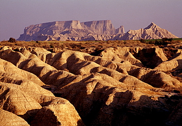 Landscape, Bardenas Reales, Navarre, Basque Country, Spain, Europe