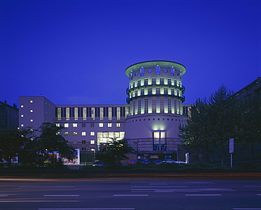 State Music School, built between 1987 and 1999, Stuttgart, Baden-Wurttemberg, Germany, Europe