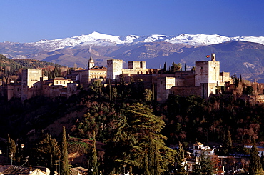 Alhambra, UNESCO World Heritage Site, Granada, Andalucia, Spain, Europe