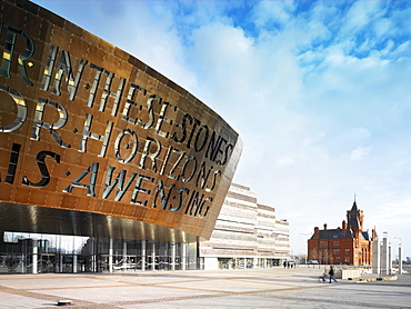 Wales Millennium Centre, architects Capita Percy Thomas, Cardiff, Wales, United Kingdom, Europe