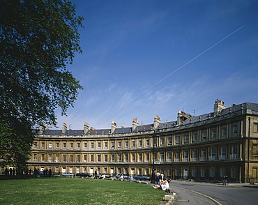 The Circus, Bath, UNESCO World Heritage Site, Somerset, England, United Kingdom, Europe