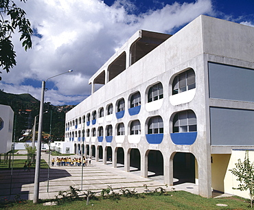 CIEP, architect Oscar Niemeyer, Rio de Janeiro, Brazil, South America