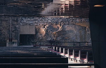 Temppeliaukio Church, The Rock Church, architect Timo and Tuomo Suomalainen, Helsinki, Finland, Scandinavia, Europe