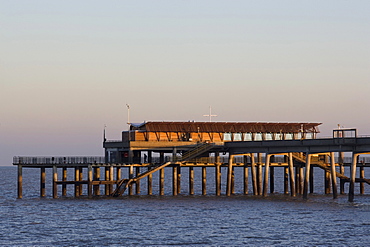 Jasin's Restaurant, architects Niall Mclaughlin, Deal Pier, Deal, Kent, England, United Kingdom, Europe