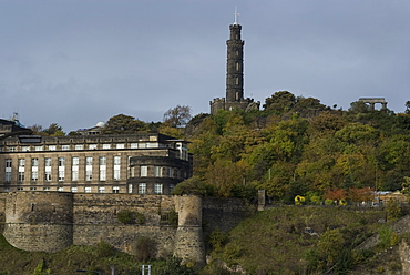 View of Calton Hill, Edinburgh, Scotland, United Kingdom, Europe