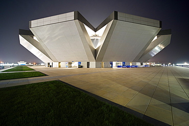 Olympic Green Tennis Stadium, architect Bligh Voller Neild, 2008 Olympics, Beijing, China, Asia