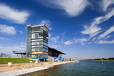 Shunyi Olympic Rowing-Canoeing Park, architects Bligh Voller Neild, 2008 Olympics, Beijing, China, Asia