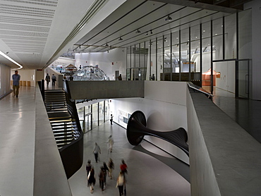 The MAXXI, National Museum of 21st Century Arts, architect Zaha Hadid, Rome, Lazio, Italy, Europe