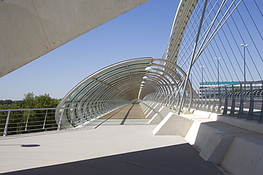 Third Millennium Bridge, Expo Zaragoza 2008, Zaragoza, Aragon, Spain, Europe