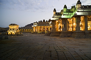 Vittala temple, Vijayanagara, UNESCO World Heritage Site, Hampi, Karnataka, India, Asia
