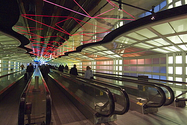 United Airlines Terminal, O'Hare Airport, Chicago, Illinois, United States of America, North America