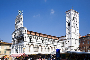 Church of San Michele in Foro, Lucca, Tuscany, Italy, Europe