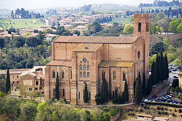 Basilica di San Domenico, Siena, Tuscany, Italy, Europe