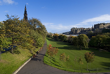 Princes Gardens, Edinburgh, Scotland, United Kingdom, Europe