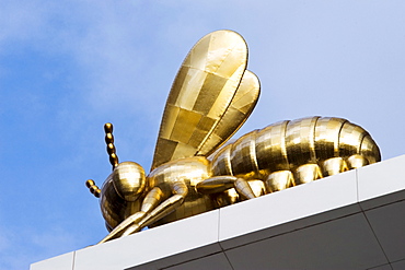 Detail of Golden Bees, Eureka Tower, Melbourne, Victoria, Australia, Pacific