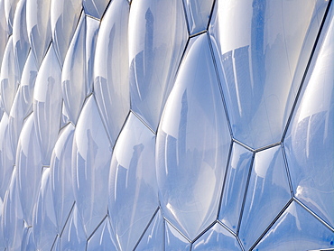 National Aquatics Center, The Water Cube, built for the 2008 Olympics, Beijing, China, Asia