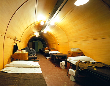 The Underground Hospital, Hellfire Corner, Dover Castle, Dover, Kent, England, United Kingdom, Europe