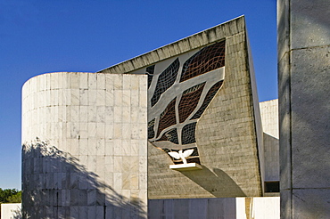 Panteaoda Liberdade e da Democracia, architect Oscar Niemeyer, Brasilia,UNESCO World Heritage Site, Brazil, South America