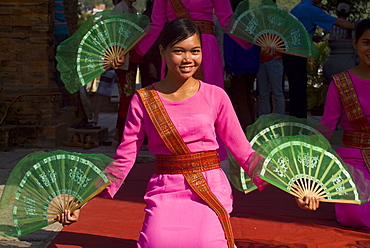 Woman at dance ceremony, Nha Trang, Vietnam, Indochina, Southeast Asia, Asia