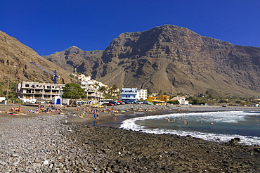 Beach in Valle Gran Rey, La Gomera, Canary Islands, Spain, Europe