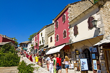 The old town of Mostar, UNESCO World Heritage Site, Bosnia-Herzegovina, Europe