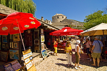 The old town of Mostar, UNESCO World Heritage Site, Bosnia-Herzegovina, Europe