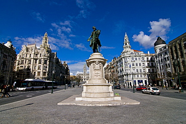 Praca de Liberdade, Oporto, UNESCO World Heritage Site, Portugal, Europe