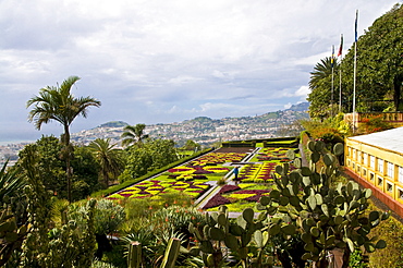 View over the Botanical Garden, Funchal, Madeira, Portugal, Europe