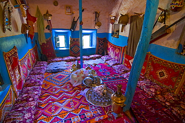 Old house, now a museum, showing traditional Berber life, Tafraoute, Morocco, North Africa, Africa