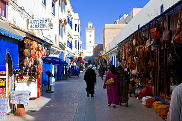 Bazaar in the coastal city of Essaouira, UNESCO World Heritage Site, Morocco, North Africa, Africa