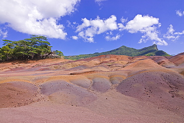 Chamarel Coloured Earths, Mauritius, Indian Ocean, Africa