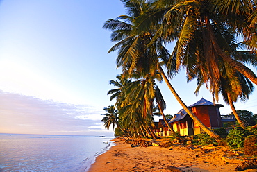 Idyllic sandy beach and clean water at Ile Sainte Marie, Madagascar, Indian Ocean, Africa