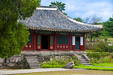 The temple complex of Songgyungwan, home of the Koryo Museum, Kaesong, North Korea, Asia