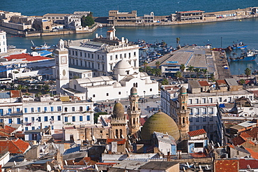 View over the Kasbah of Algiers, UNESCO World Heritage Site, Algiers, Algeria, North Africa, Africa